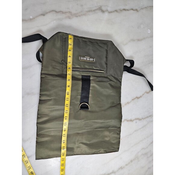 Jean Paul Gaultier Olive Green Nylon Backpack - Stylish, Functional, Unisex - Picture 7 of 8